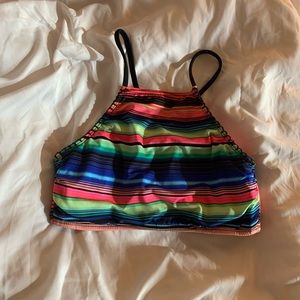 High Neck Swim Top